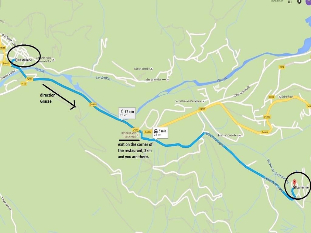 Camping La Ferme De Castellane Kültér fotó